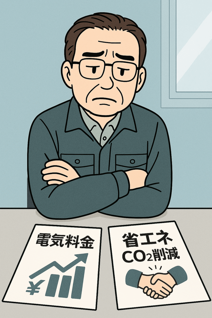 日に日に増える、取引先からのCO2削減の要請